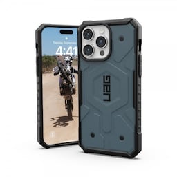 Urban Armor Gear (UAG) iPhone 15 Pro Max Cover Pathfinder MagSafe Cloud Blue