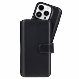Nordic Covers iPhone 15 Pro Etui MagLeather Raven Black
