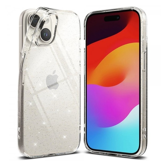 Ringke iPhone 15 Cover Air Glitter Clear