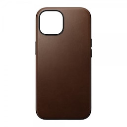 NOMAD iPhone 15 Cover Modern Leather Case Brun