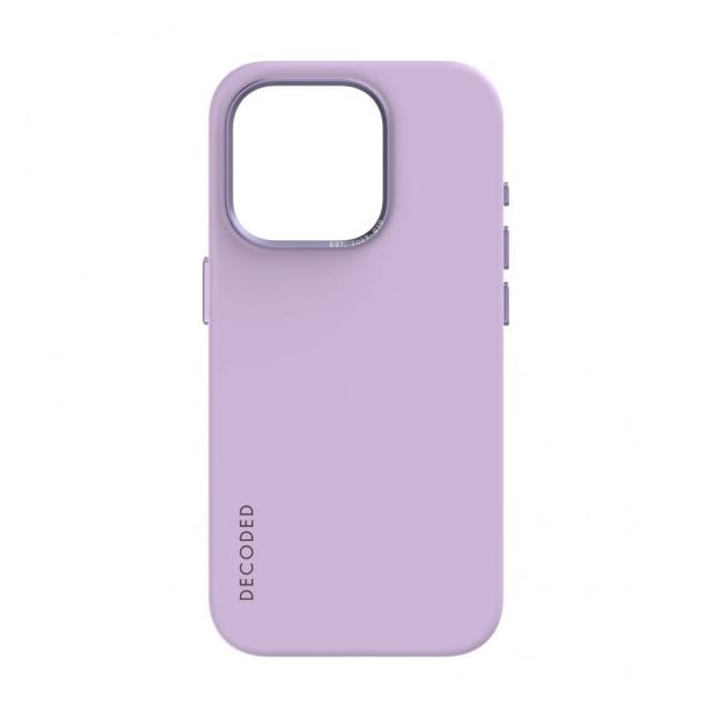 Decoded iPhone 15 Pro Cover Silicone Backcover Lavendel