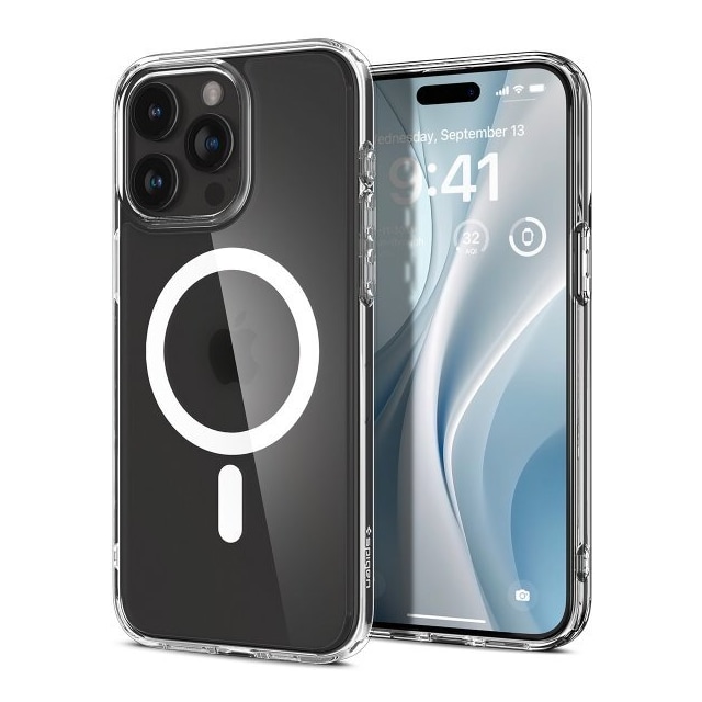 Spigen iPhone 15 Pro Cover Ultra Hybrid MagFit Frost Clear