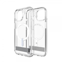 ZAGG iPhone 13/iPhone 14/iPhone 15 Cover Crystal Palace Snap Kickstand Clear