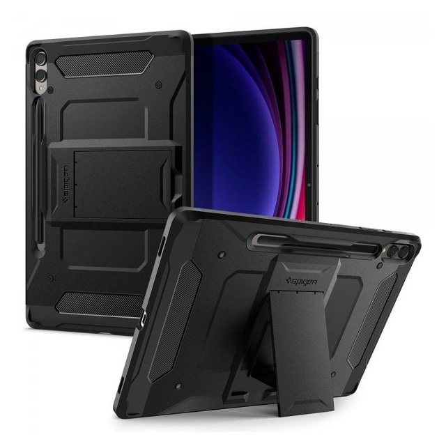 Spigen Samsung Galaxy Tab S9 Plus SM-X810 SM-X816 Cover Tough Armor Pro Sort