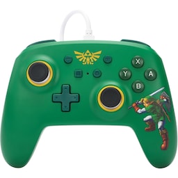 PowerA Nintendo Switch USB-kablet gamepad (Zelda Edition)
