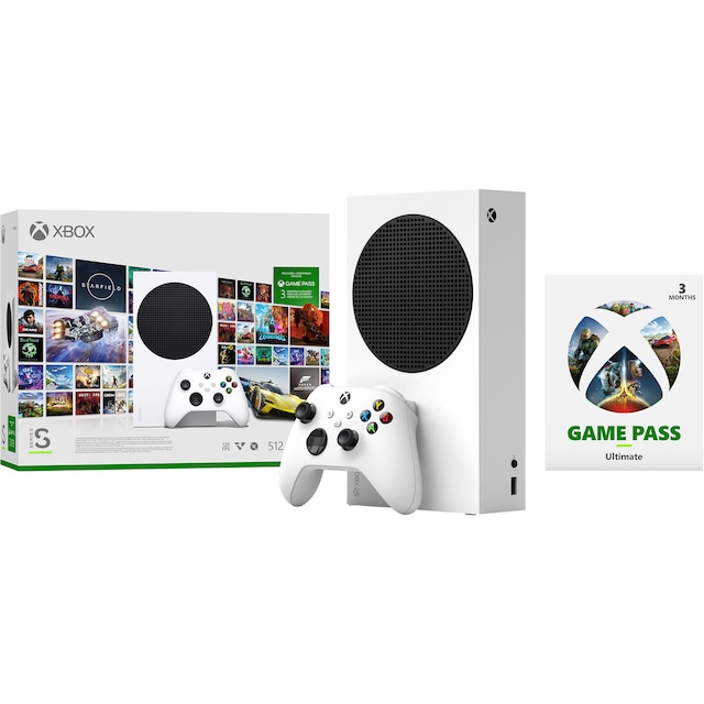 Xbox Series S 512GB Startpakke (hvid)