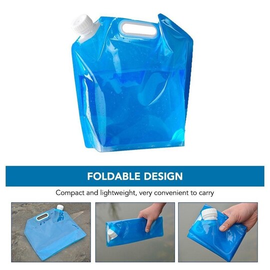 Vandbeholder Udendørs nødoverlevelsesvandopbevaringspose - 10L | Elgiganten