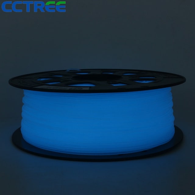 PLA-ST 1.75 mm 1 kg Glow in the dark Blue