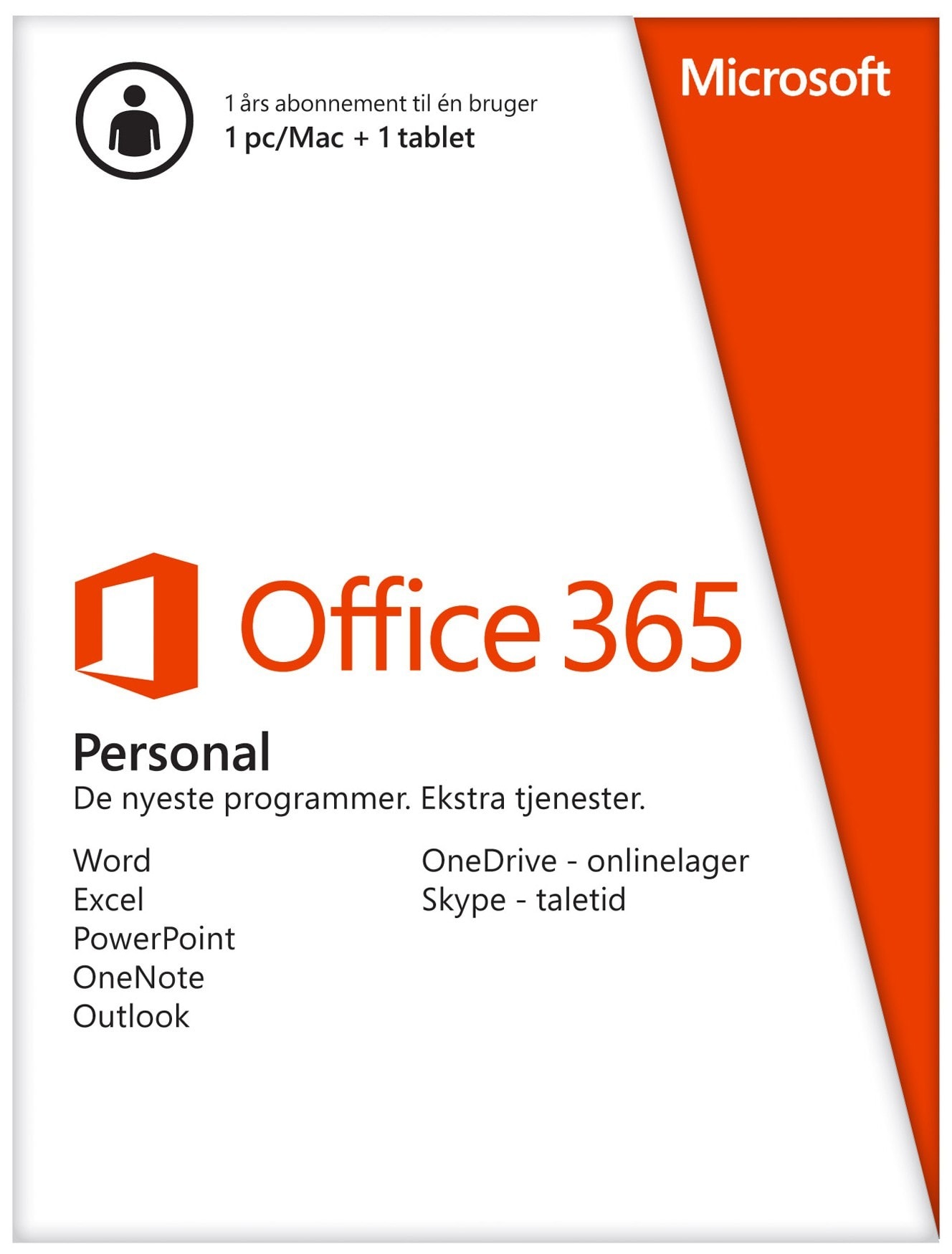 Microsoft Office 365 Personal - 1 års abonnement | Elgiganten