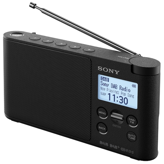 Sony DAB+ radio XDR-S41D - sort | Elgiganten