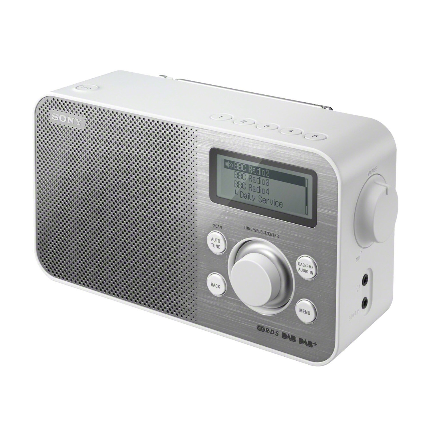 Sony DAB+ radio XDR-S60DBP (hvid) | Elgiganten
