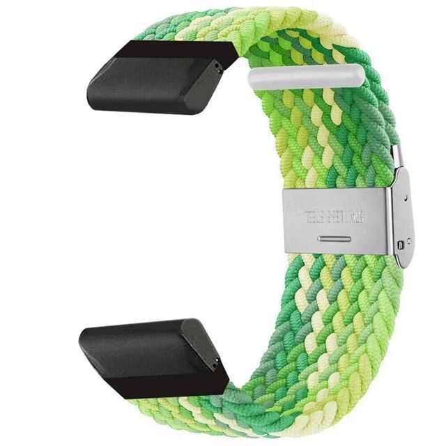 Flettet Urrem Garmin Fenix 3 - Gradient green