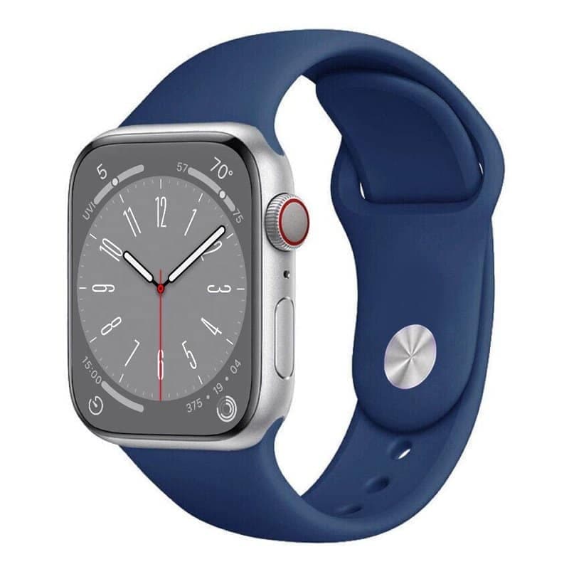 Sport Urrem Apple Watch 9 (45mm) - Midnight Blue | Elgiganten