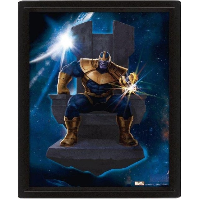 Avengers Thanos 3D lenticulær plakat