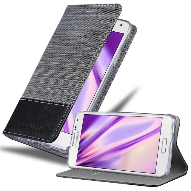 Samsung Galaxy ALPHA Pungetui Cover Case (Grå)