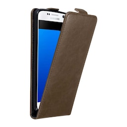 Samsung Galaxy S7 Pungetui Flip Cover (Brun)