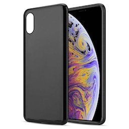 iPhone XS MAX Cover TPU Etui (Sort)