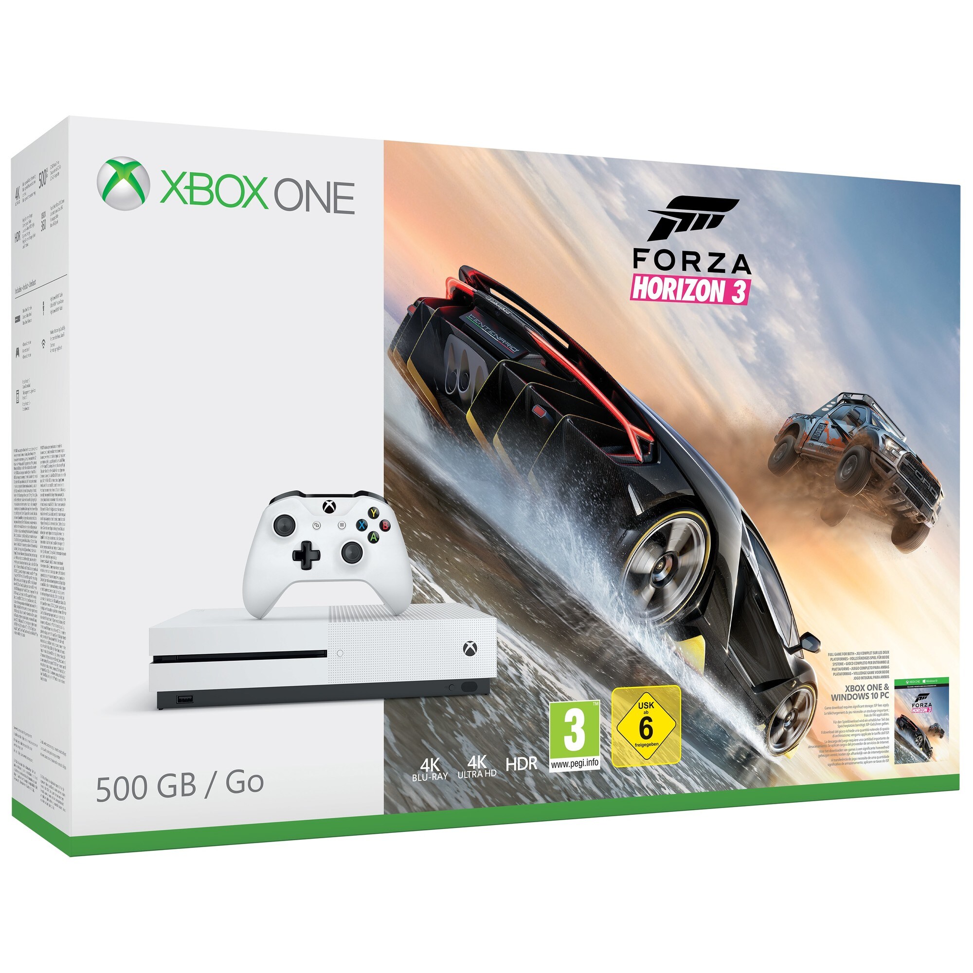 Xbox One S 500 GB Forza Horizon 3 | Elgiganten