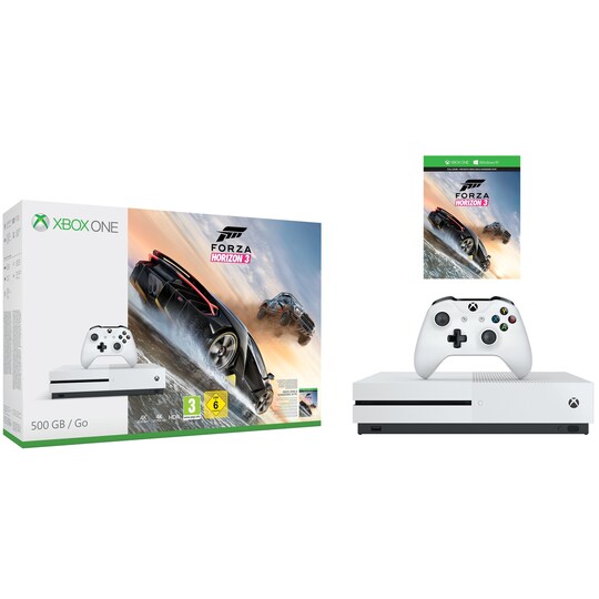 Xbox One S 500 GB Forza Horizon 3 | Elgiganten