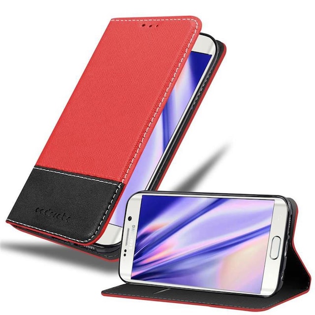 Samsung Galaxy S6 EDGE Etui Case Cover (Rød)