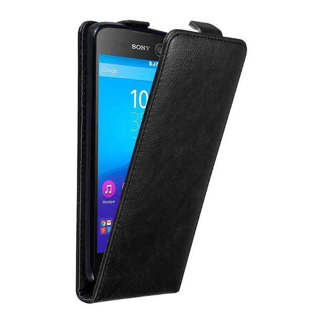 Sony Xperia M5 Pungetui Flip Cover (Sort)