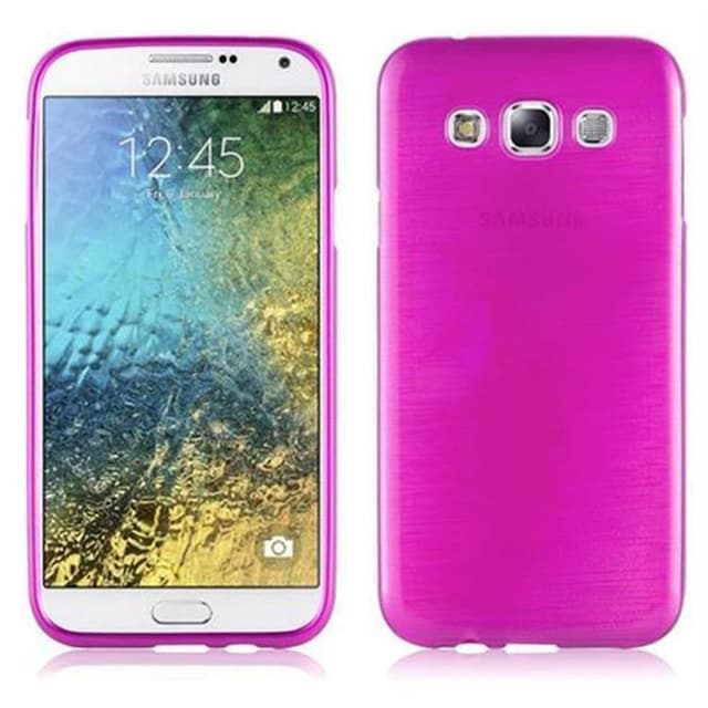 Samsung Galaxy E5 Cover Etui Case (Lyserød)