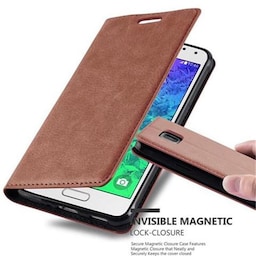 Cover Samsung Galaxy ALPHA Etui Case (Brun)