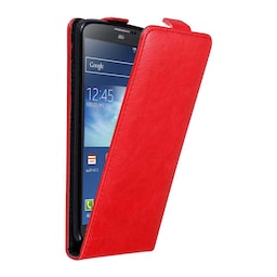Samsung Galaxy NOTE 3 Pungetui Flip Cover (Rød)