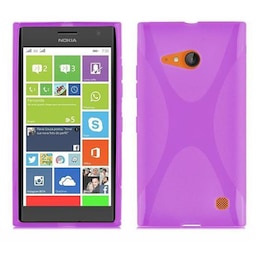 Nokia Lumia 730 Etui Case Cover (Lilla)