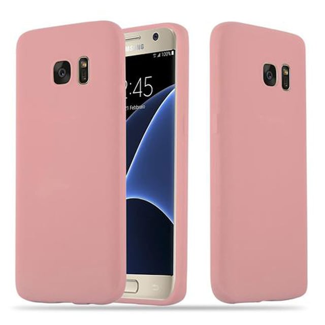 Cover Samsung Galaxy S7 Etui Case (Lyserød)
