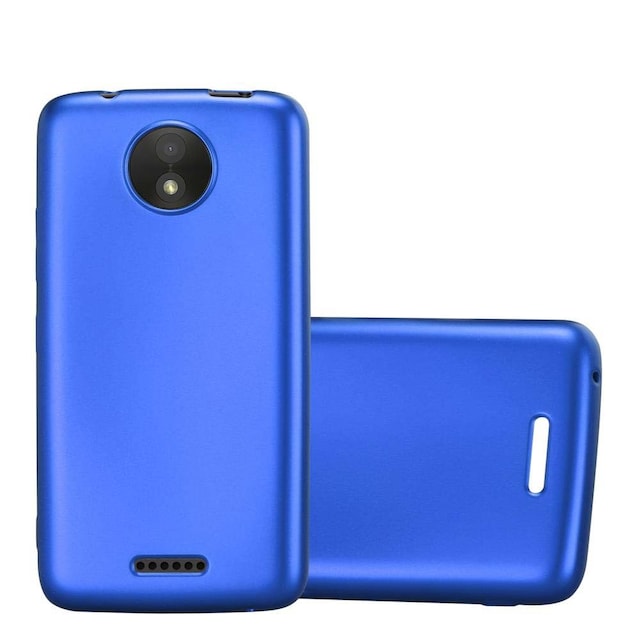 Motorola MOTO C Cover Etui Case (Blå)