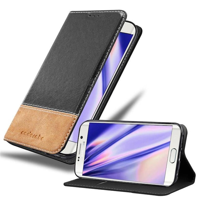 Samsung Galaxy S6 EDGE Etui Case Cover (Sort)