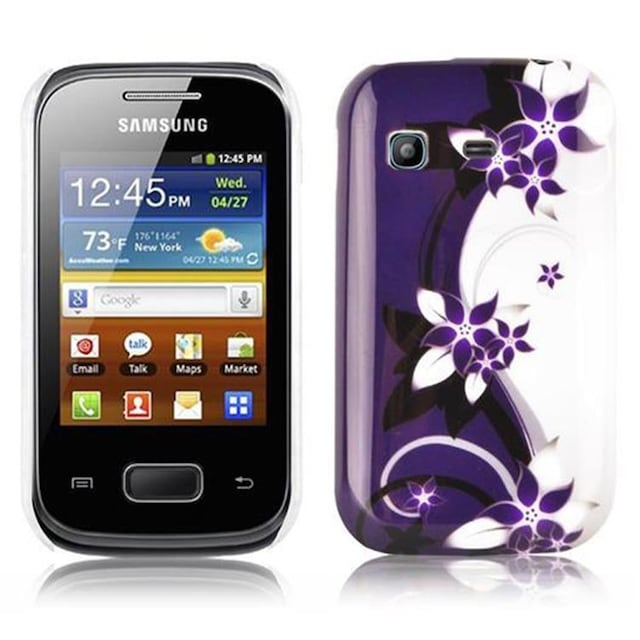 Samsung Galaxy POCKET Etui Case Cover (Lilla)
