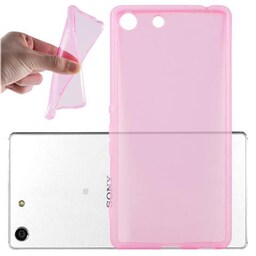 Sony Xperia M5 Cover TPU Etui (Lyserød)