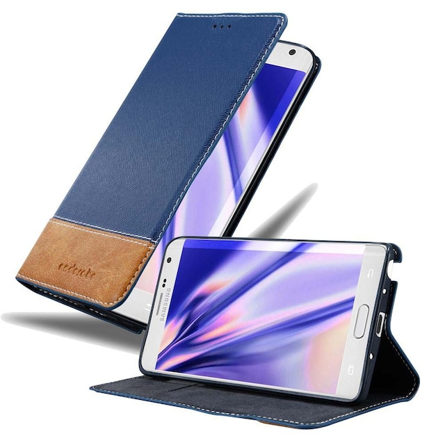 Samsung Galaxy NOTE EDGE Etui Case Cover (Blå)