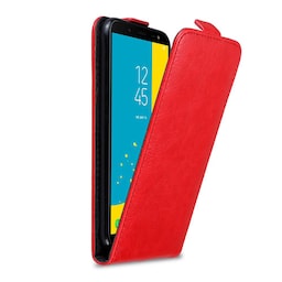 Samsung Galaxy J6 2018 Pungetui Flip Cover (Rød)
