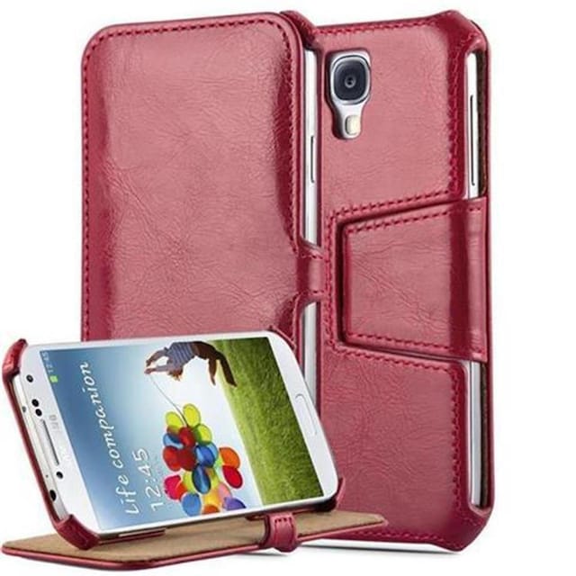 Samsung Galaxy S4 Pungetui Cover Case (Rød)