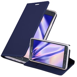 Cover Samsung Galaxy NOTE 4 Etui Case (Blå)