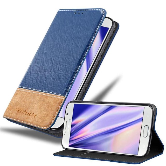 Samsung Galaxy S6 Etui Case Cover (Blå)