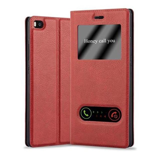 Pungetui Huawei P8 Cover Case (Rød)