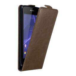 Sony Xperia E3 Pungetui Flip Cover (Brun)