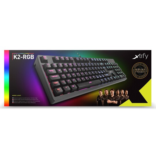 Xtrfy K2 Gaming RGB LED tastatur | Elgiganten