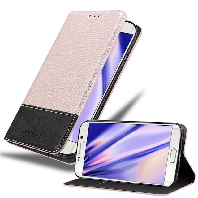 Samsung Galaxy S6 EDGE Etui Case Cover (Lyserød)