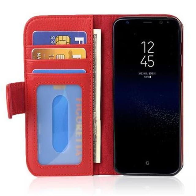 Samsung Galaxy S8 Pungetui Cover (Rød)