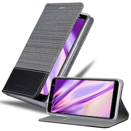 Samsung Galaxy A6 2018 Pungetui Cover Case (Grå)
