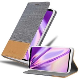 Samsung Galaxy S9 PLUS Pungetui Cover Case (Grå)