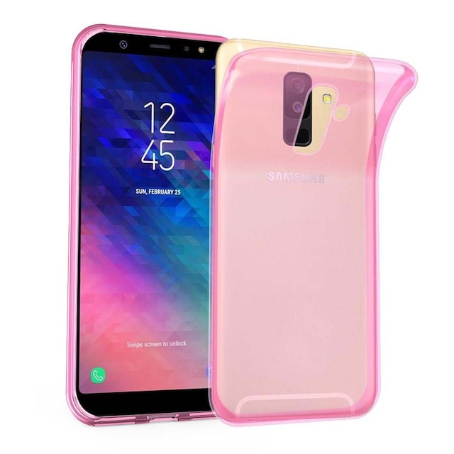 Samsung Galaxy A6 PLUS 2018 Cover TPU Etui (Lyserød)