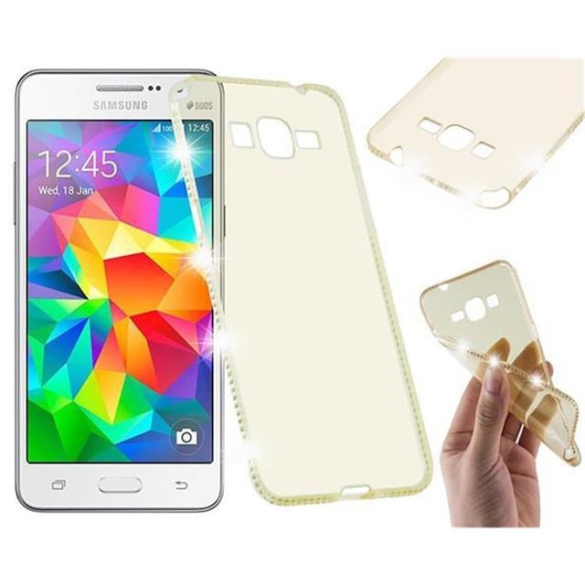 Samsung Galaxy GRAND PRIME Cover Etui Case (Gul)