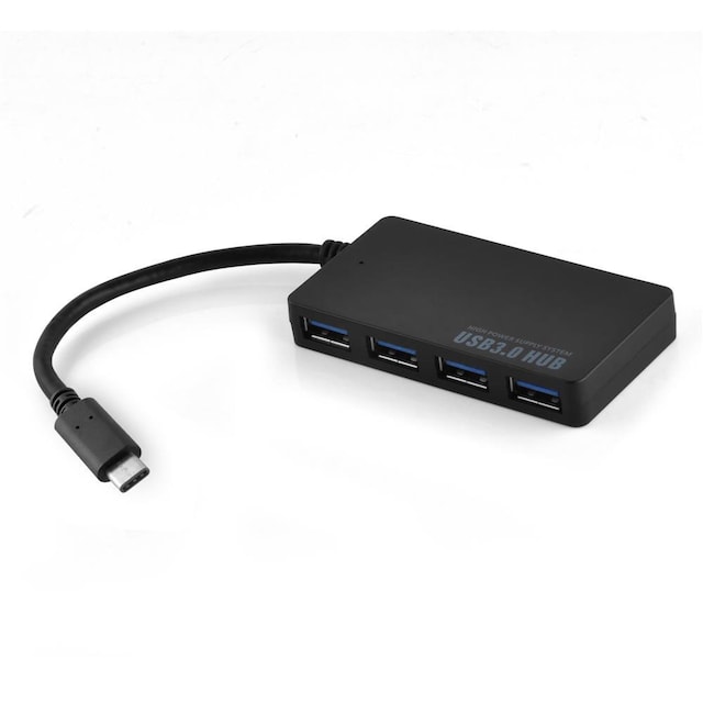 4-Port USB 3.0 Multi-interface USB Hub Plug & Play