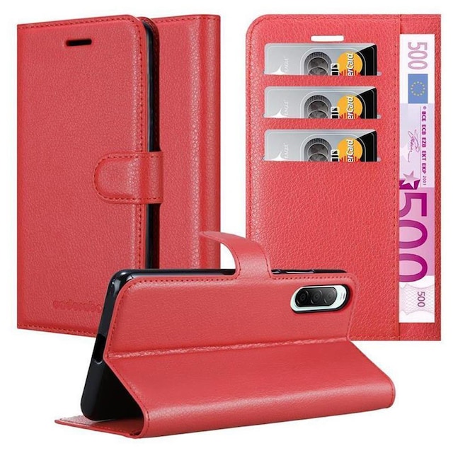 Sony Xperia 10 II Pungetui Cover Case (Rød)